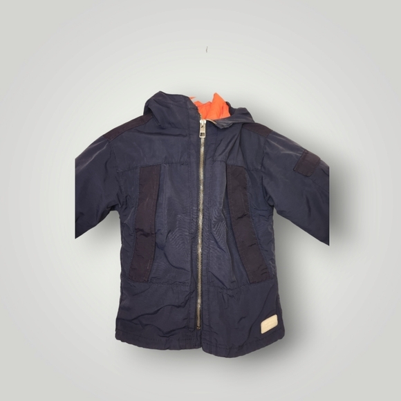 Zara Kids Boy Parka With Constracting Detachable Jacket Size 5 - Picture 10 of 15